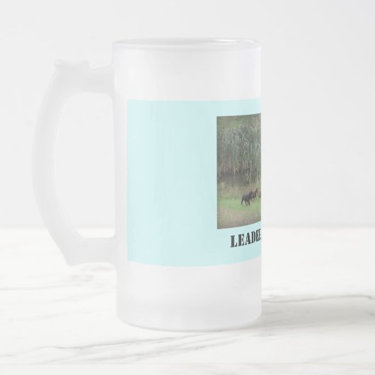 Führer des Satzes Mattglas Bierglas (Links)