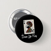 Führer des Schwarze Geschichte Monat Schwarze Gesc Button (Vorne & Hinten)