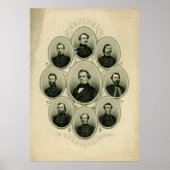 Führer des Südens im Zivilen Krieg Poster (Vorne)