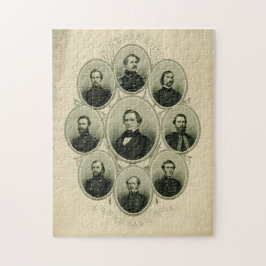 Führer des Südens im Zivilen Krieg Puzzle