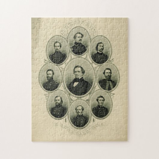 Führer des Südens im Zivilen Krieg Puzzle (Vertikal)