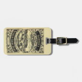 Führer Dublins Irland personalisiert Gepäckanhänger (Vorderseite horizontal)