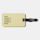 Führer Dublins Irland personalisiert Gepäckanhänger (Rückseite horizontal)