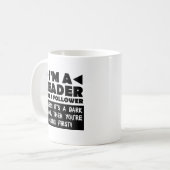 Führer, es sei denn, es ist dunkler Funny Mug Kaffeetasse (Vorderseite Links)