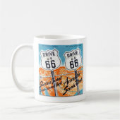 Führer-Kaffee-Tasse Antrieb US-Weg-66 Retro Kaffeetasse (Links)