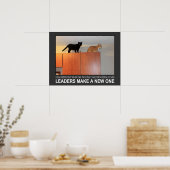 Führer machen einen neuen Weg Poster (Küche)