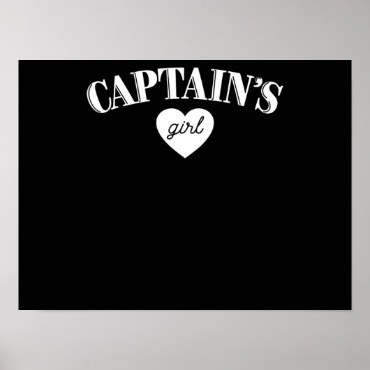 Führermädchen Pilot Niedliches Bootmilitär Poster (Vorne)