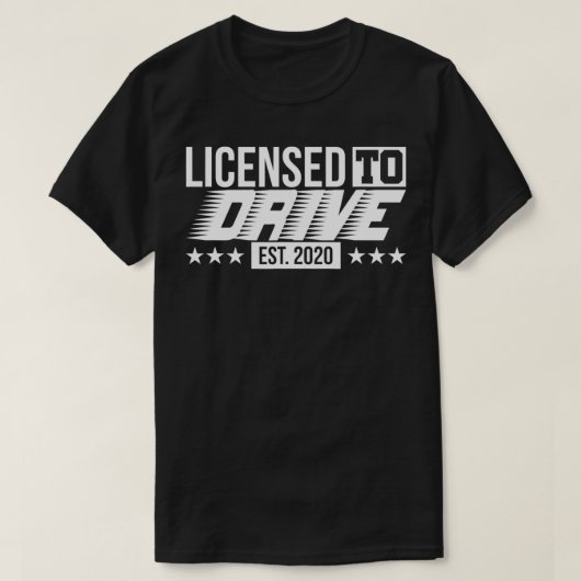 Führerschein 2020 Führerscheinprüfer T-Shirt (Design vorne)