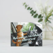 Führerschein Bestanden Glückwunsch Postkarte (Stehend Vorderseite)