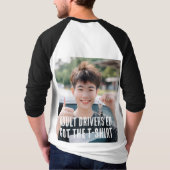 Führerschein für Erwachsene T-Shirt (Rückseite)