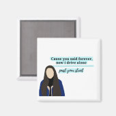 Führerschein für Olivia rodrigo magnet (Vorderseite/Rückseite)