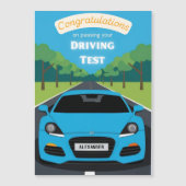 Führerschein-Gratulation Magnetkarte (Vorderseite)