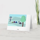 Führerschein - Grußkarte Karte (Rückseite)