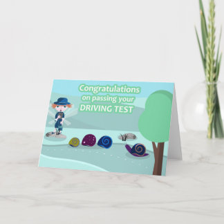Führerschein - Grußkarte Karte