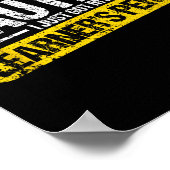 Führerschein Neuling Shirt Vorsicht Habe Gerade Be Poster (Ecke)