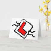 Führerscheinkopie Karte (Gelbe Blume)