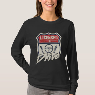 Führerscheinprüfung wurde neuer Treiber bestande T-Shirt