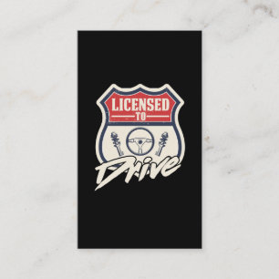 Führerscheinprüfung wurde neuer Treiber bestande Visitenkarte