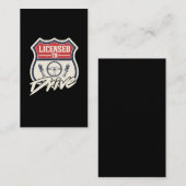 Führerscheinprüfung wurde neuer Treiber bestanden Visitenkarte (Vorne/Hinten)