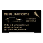 Führerunabhängiges Sitzgold Magnetische Visitenkarte (Vorderseite)