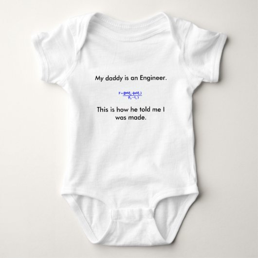 Führt Baby aus Strampler (Vorderseite)