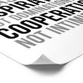 Führung beruht auf Inspiration Poster (Ecke)