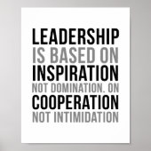 Führung beruht auf Inspiration Poster (Vorne)