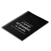 Führung beruht auf Inspiration und nicht auf Vorhe Notizblock (Linke Seite)