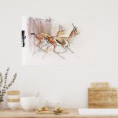 Führung der arabischen Gazellen 2010 Poster (Küche)