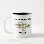 Führung der DNA innerhalb (DNA-Replikation) Zweifarbige Tasse (Links)