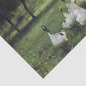 Führung der Gänse durch die Therese Cotard-Dupre Seidenpapier (Ausschnitt)
