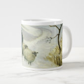 Führung der Schafe Jumbo-Tasse (Vorderseite Rechts)