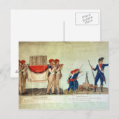 Führung des Modells der Bastille Postkarte (Vorne/Hinten)