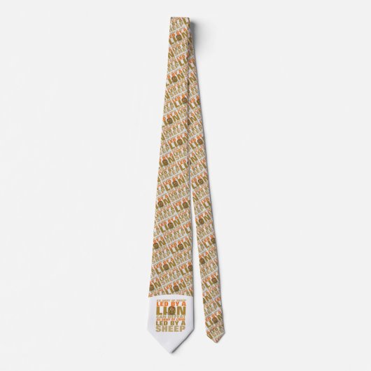 Führung durch Löwe Krawatte (Vorderseite)