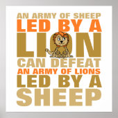 Führung durch Löwe Poster (Vorne)