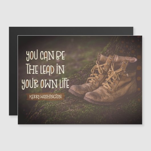 Führung in Ihrem eigenen Leben Magnetkarte (Vorne/Hinten)