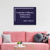 Führung ist Einfluss Minimalistische Leinwand (Insitu (Wohnzimmer))