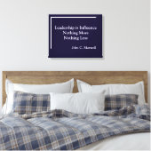 Führung ist Einfluss Minimalistische Leinwand (Insitu (Schlafzimmer))