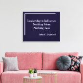 Führung ist Einfluss Minimalistische Leinwand (Insitu (Wohnzimmer))