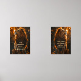 Führung und Mut Bilderwand Sets