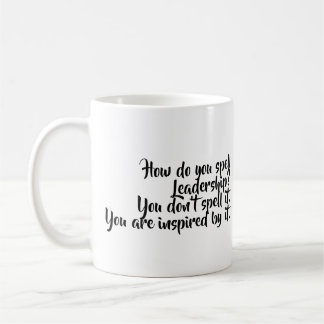 Führungs-Inspirations-Tasse Kaffeetasse
