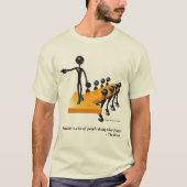 Führungs-und Teamwork-Spaß-Shirt T-Shirt (Vorderseite)