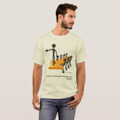 Führungs-und Teamwork-Spaß-Shirt T-Shirt (Vorne ganz)