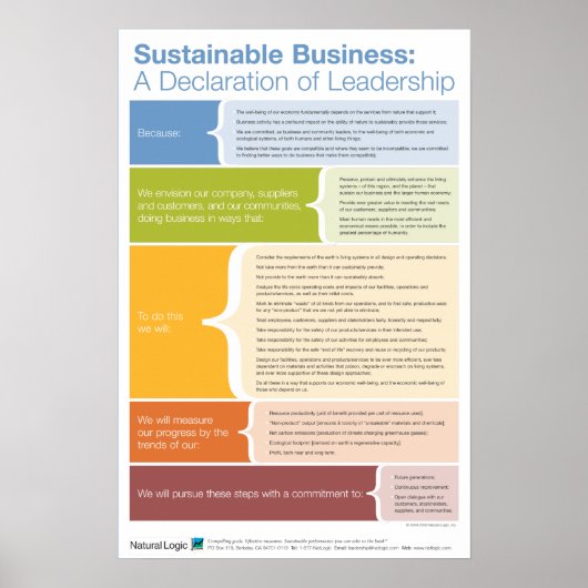 Führungserklärung Poster (Vorne)