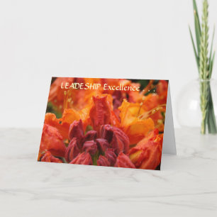 FÜHRUNGSEXZELLENZ Karte Orange Rhodie Karte