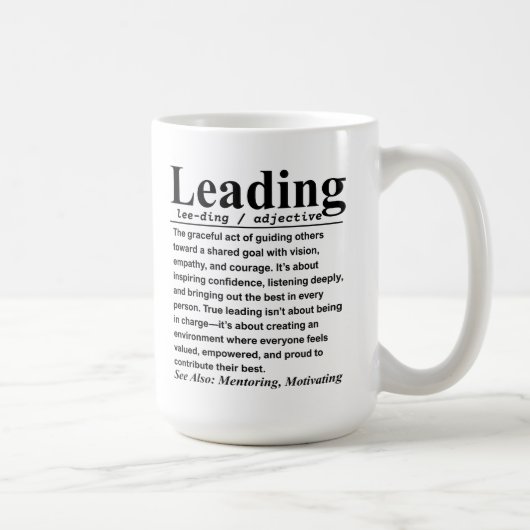 Führungskompetenz Kaffeetasse (Rechts)