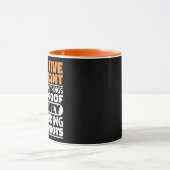 Führungskraft Assistant versuche, die Dinge lustig Tasse (Zentrum)