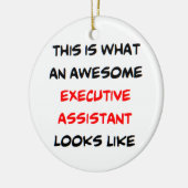 Führungskraft-Assistentin, phantastisch Keramik Ornament (Links)