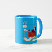 Führungskraft Azure Tasse (VorderseiteRechts)