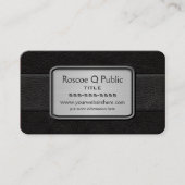 Führungskraft Black Visitenkarte (Vorderseite)